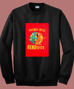 The Gumby Friends With Bendefits 80s Sweatshirt The Gumby Friends With Bendefits 80s Sweatshirt