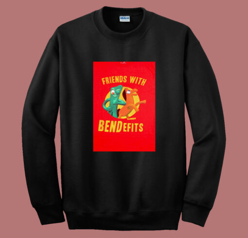 The Gumby Friends With Bendefits 80s Sweatshirt