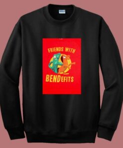 The Gumby Friends With Bendefits 80s Sweatshirt