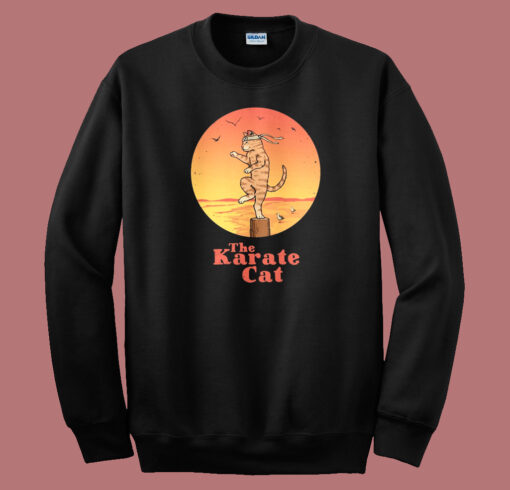 The Karate Cat Sweatshirt On Sale