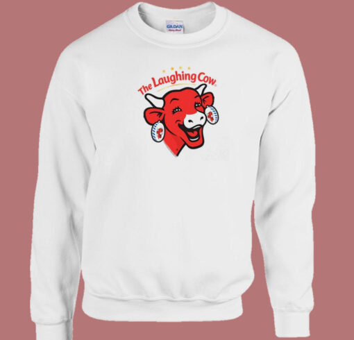 The Laughing Cow Cheese Logo 80s Sweatshirt