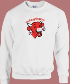 The Laughing Cow Cheese Logo 80s Sweatshirt 2