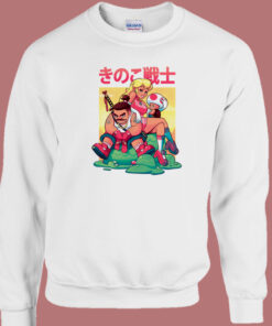 The Mushroom Warrior 80s Sweatshirt 1