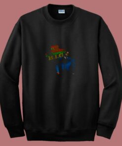 The Notorious Big Blue Suit 80s Sweatshirt The Notorious Big Blue Suit 80s Sweatshirt