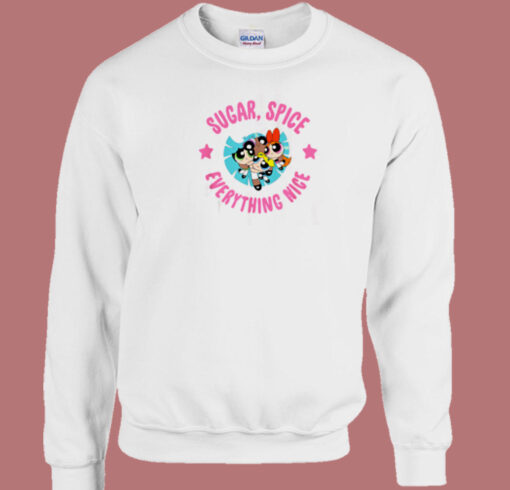 The Powerpuff Girls Sugar Spice 80s Sweatshirt