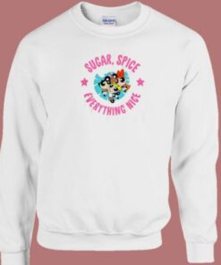 The Powerpuff Girls Sugar Spice 80s Sweatshirt 2