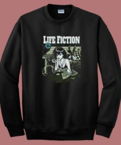 The Sandman Pulp Fiction 80s Sweatshirt The Sandman Pulp Fiction 80s Sweatshirt