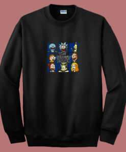 The Schwifty Bunch Friends Parody 80s Sweatshirt The Schwifty Bunch Friends Parody 80s Sweatshirt