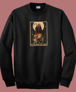 The Season To Be Creepy 80s Sweatshirt The Season To Be Creepy 80s Sweatshirt