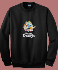 The Seven Disney Dwarfs 80s Sweatshirt The Seven Disney Dwarfs 80s Sweatshirt