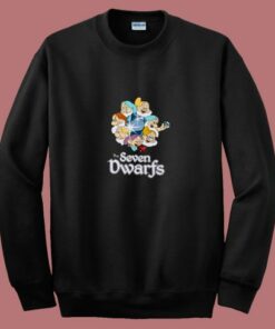 The Seven Disney Dwarfs 80s Sweatshirt The Seven Disney Dwarfs 80s Sweatshirt