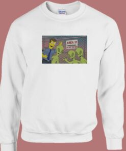 The Simpsons Area 51 Sweatshirt 2