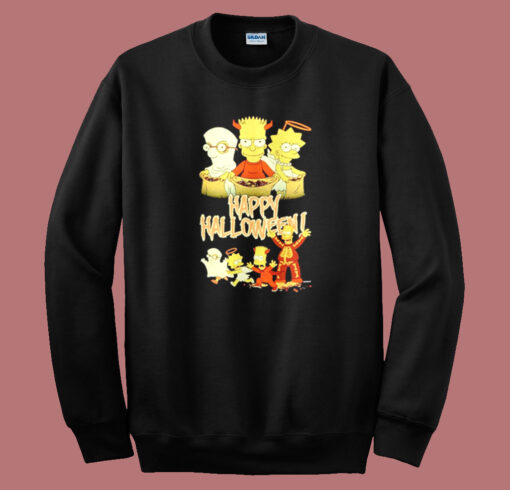 The Simpsons Happy Halloween Sweatshirt