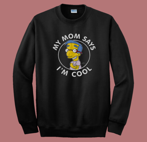 The Simpsons Milhouse Cool 80s Sweatshirt