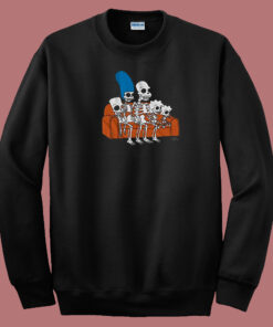 The Simpsons Skeletons 80s Sweatshirt The Simpsons Skeletons 80s Sweatshirt
