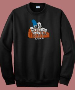 The Simpsons Skeletons 80s Sweatshirt