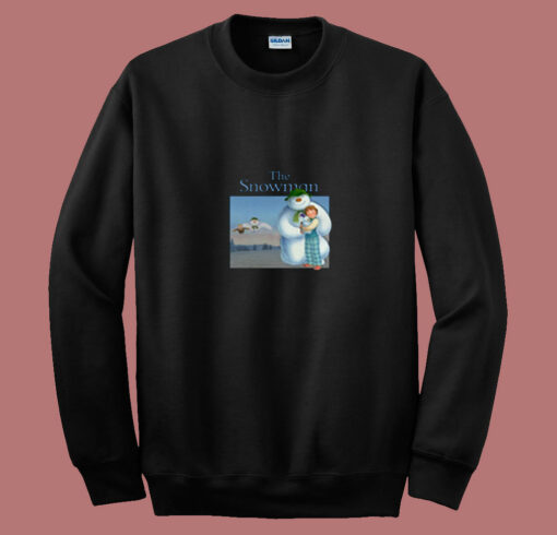 The Snowman Christmas Movie 80s Sweatshirt