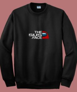 The Sus Face Impostor Among Us 80s Sweatshirt