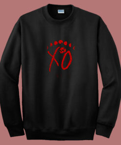 The Weeknd Xo After Hours Label 80s Sweatshirt The Weeknd Xo After Hours Label 80s Sweatshirt