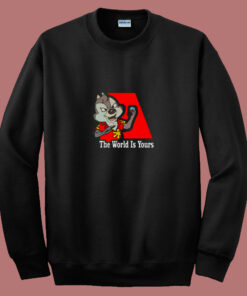 The World Is Yours Chip N Dale 80s Sweatshirt The World Is Yours Chip N Dale 80s Sweatshirt