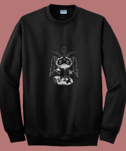 Tom Nook As Baphomet 80s Sweatshirt Tom Nook As Baphomet 80s Sweatshirt