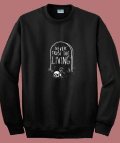 Tombstone Skull Graphic 80s Sweatshirt Tombstone Skull Graphic 80s Sweatshirt