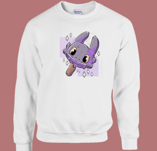 Toothless Cream Funny Sweatshirt On Sale