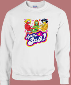 Totally Sus Cartoon Sweatshirt 1