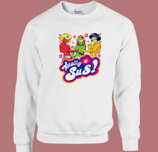 Totally Sus Cartoon Sweatshirt