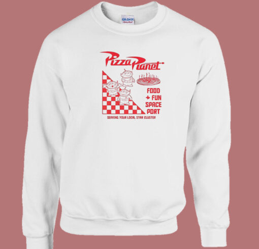 Toy Story Pizza Planet Santos Sweatshirt On Sale