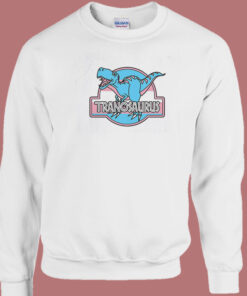 Tranosaurus Rex Transgender Pride Sweatshirt Tranosaurus Rex Transgender Pride Sweatshirt