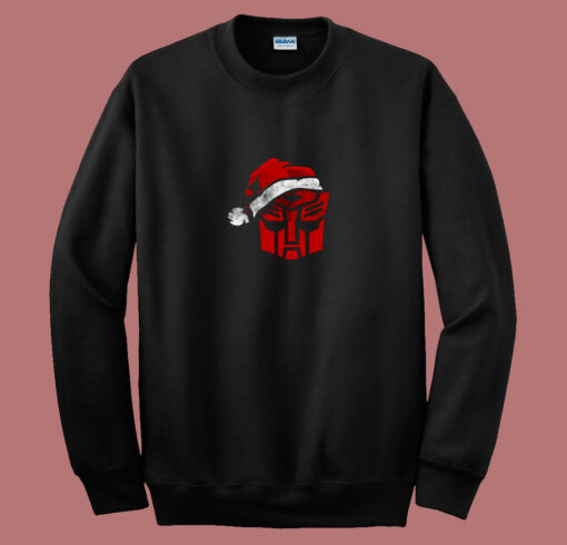 Transformers Autobot Santa Christmas 80s Sweatshirt