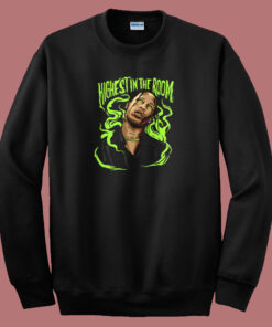 Travis Electric Green 80s Sweatshirt Travis Electric Green 80s Sweatshirt