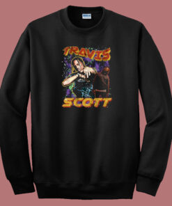 Travis Scott American Rapper 80s Sweatshirt Travis Scott American Rapper 80s Sweatshirt