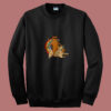 Trippy Space Cat 80s Sweatshirt