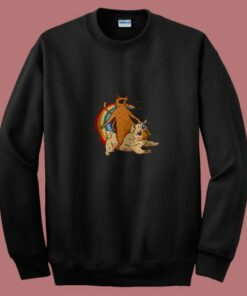 Trippy Space Cat 80s Sweatshirt Trippy Space Cat 80s Sweatshirt