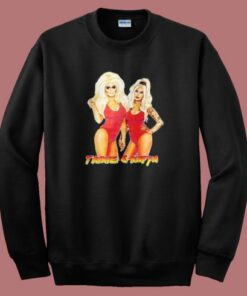 Trixie and Katya Swimsuit Sweatshirt Trixie and Katya Swimsuit Sweatshirt