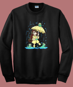 Tsuyu Asui Frog Girl 80s Sweatshirt Tsuyu Asui Frog Girl 80s Sweatshirt