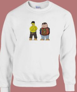 Tupac Simpson And Peter Dad Real Hip Sweatshirt 2