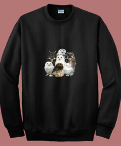 Types Of Owl 80s Sweatshirt Types Of Owl 80s Sweatshirt