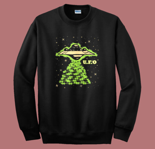 Ufo In Space Funny Sweatshirt