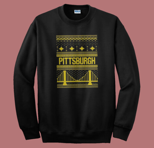 Ugly Pittsburgh Merry Christmas Sweatshirt