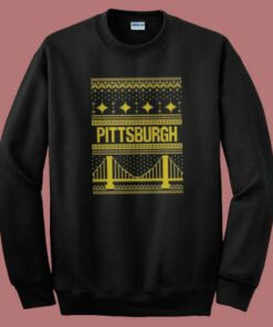 Ugly Pittsburgh Merry Christmas Sweatshirt Ugly Pittsburgh Merry Christmas Sweatshirt