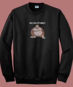 Uh Oh Stinky Le Monkey 80s Sweatshirt Uh Oh Stinky Le Monkey 80s Sweatshirt