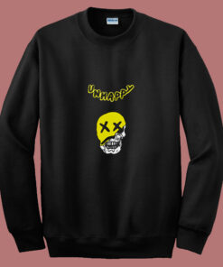 Unhappy Shredded Smile Lil Pump 80s Sweatshirt Unhappy Shredded Smile Lil Pump 80s Sweatshirt