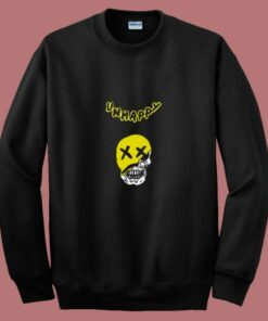 Unhappy Shredded Smile Lil Pump 80s Sweatshirt Unhappy Shredded Smile Lil Pump 80s Sweatshirt