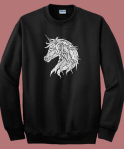 Unicorn Color Your Own 80s Sweatshirt Unicorn Color Your Own 80s Sweatshirt