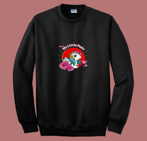 Unicorn Create Love My Little Pony 80s Sweatshirt