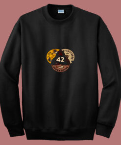 Universe Everything Hitchhikers Galaxy Guide 80s Sweatshirt Universe Everything Hitchhikers Galaxy Guide 80s Sweatshirt