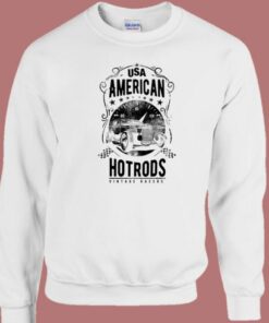 Usa American Hot Rods Vintage 80s Sweatshirt 2